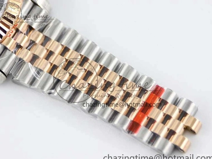 MiroTime 0310 Tailored DateJust 41 126331 SS RG TWF 1:1 Best Edition 904L Steel Gray Dial Green Roman on SS RG Jubilee Bracelet VR 2450